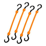 12" Easy Stretch Bungee Cord 4 Pack