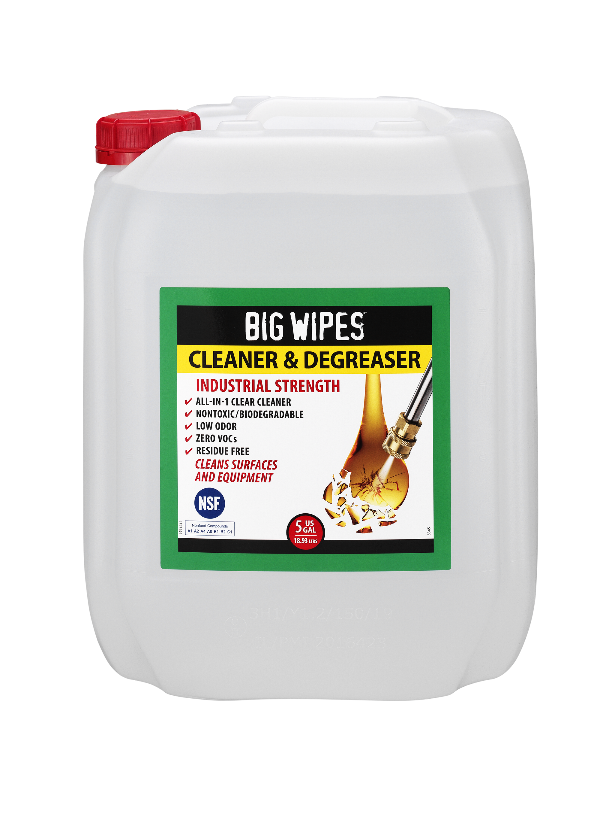 (Big Wipes) Cleaner & Degreaser – 5 gal.