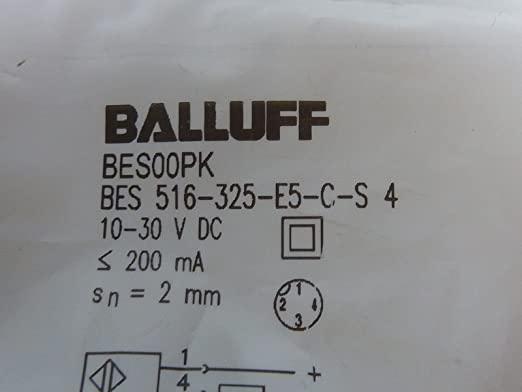 Balluff BES-516-325-E5-C-S4 Inductive Proximity Sensor