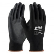 PIP 33-B125 G-Tek GP Seamless Knit Nylon Gloves - Polyurethane Coated Smooth Grip SIZE - EXTRA LARGE