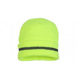 Pyramex Yellow Knit Cap with Reflective Band