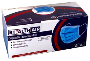 Disposable 3 Ply Surgical Masks – 50/bx (SOLD AS BOX) – mbcproducts