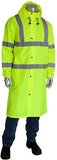 PIP Protective Industrial Products PIP 353-1048-LY Long Rain Coat, Yellow, Hi/Vis Yellow