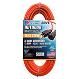 USW 60050 16/3 50 ft. SJTW Orange Outdoor Extension Cord